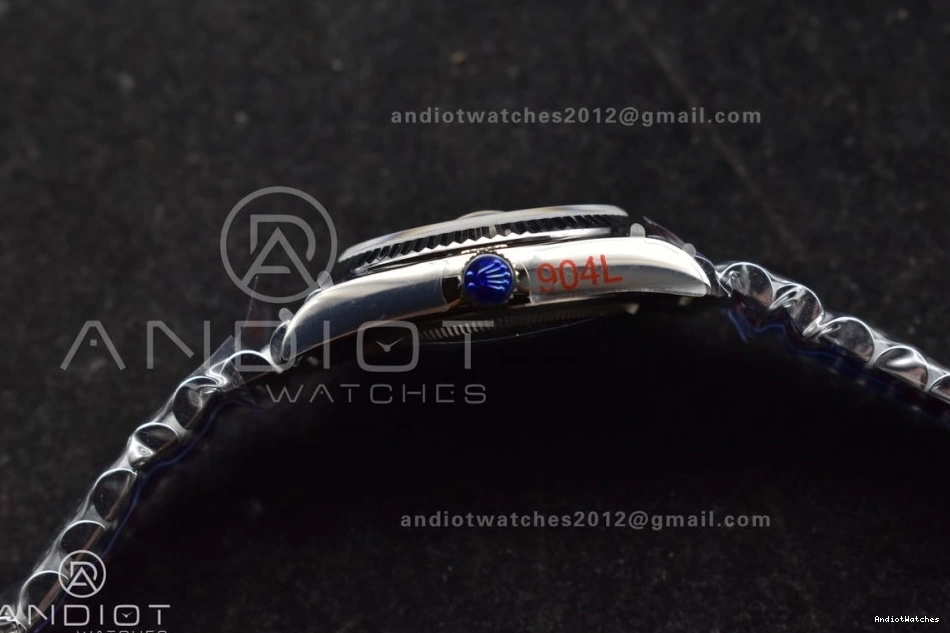 QF (Gain Best 904L V5 Edition Weight) DayDate vr3255 SS on Packable Steel President Dial Bracelet 36 Blue 672 0728